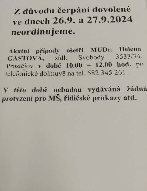 Naše ordinace